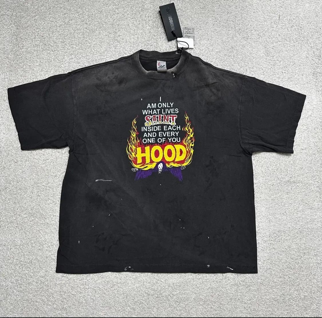[XXL] 세인트미카엘 x 네이버후드 티셔츠  상품이미지2