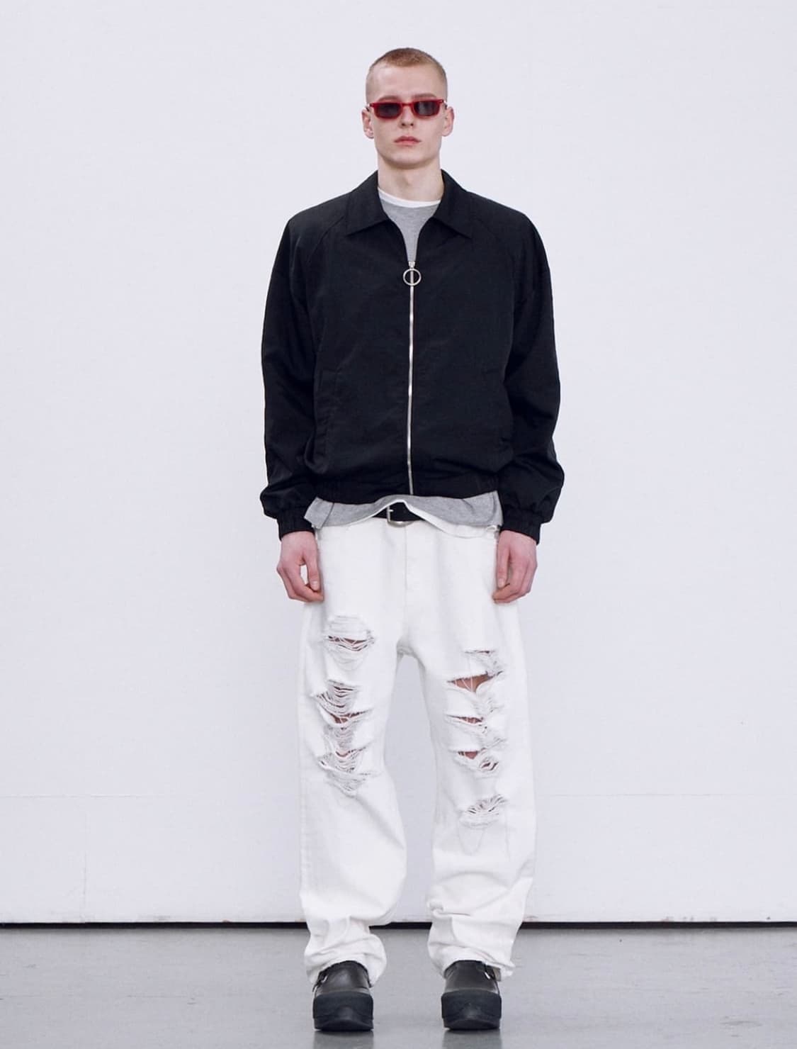 렉토 24s/s 오버핏 드라이버 점퍼 블랙 상품이미지6