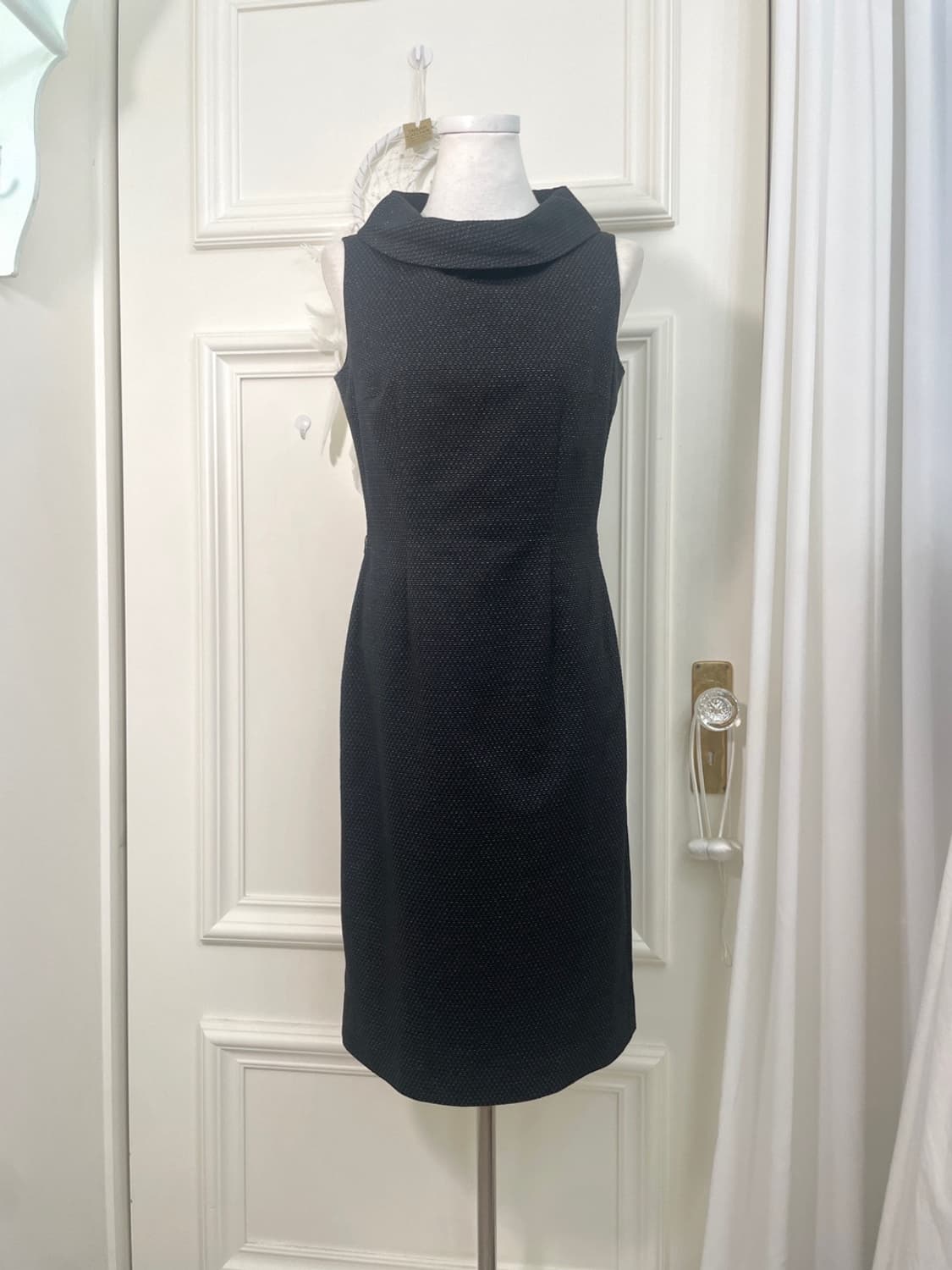 black jacquard glitter feminine opc 상품이미지1