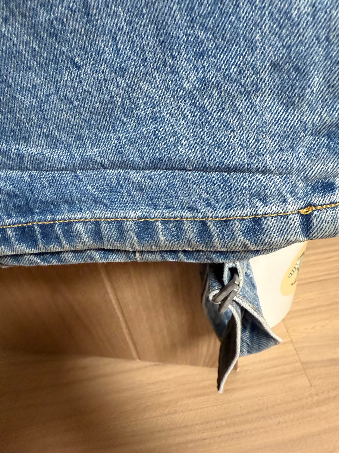 해칭룸X디키지 벨티드 스노우 진 3사이즈 상품이미지4