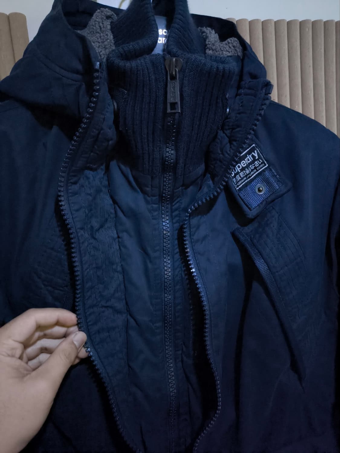 M 슈퍼드라이 이중지퍼 방한 파카 패딩 상품이미지7