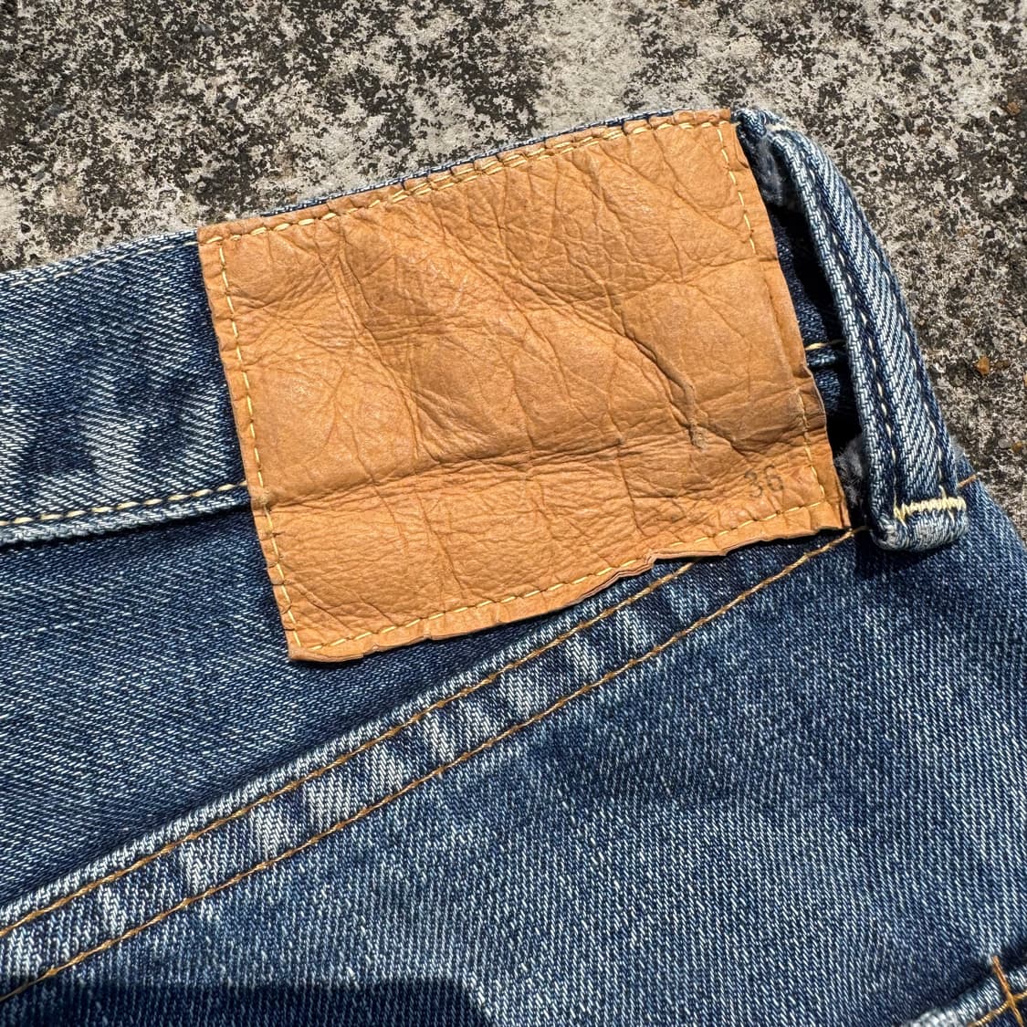 [32] Levis 리바이스 55501 셀비지 데님 팬츠 상품이미지8