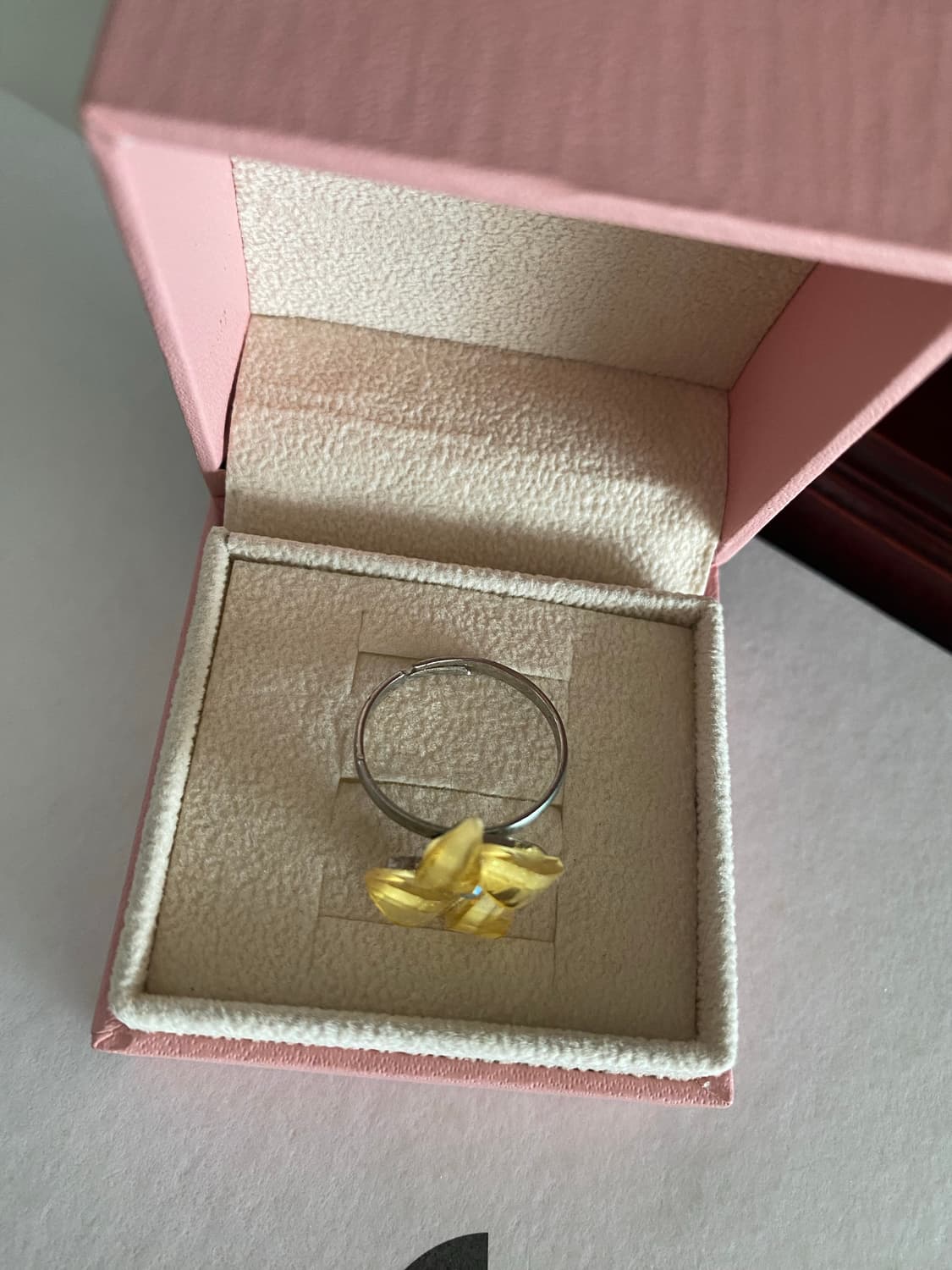 빈티지 노란꽃 반지 일본 수입 반지 상품이미지4