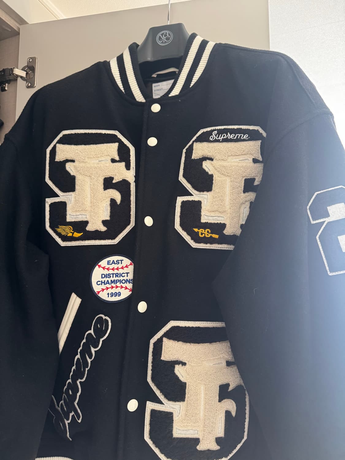 슈프림 바시티 자켓 XL 상품이미지3