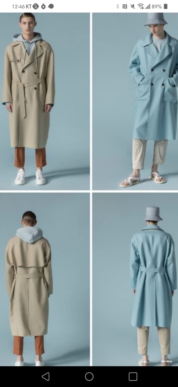 송지오옴므 리버서블 로브 코트 팝니다 상품이미지1