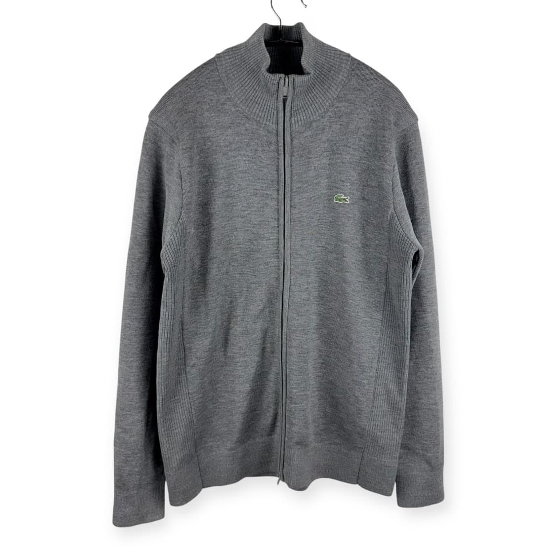 (4) 라코스테 울 니트 집업 그레이 상품이미지1