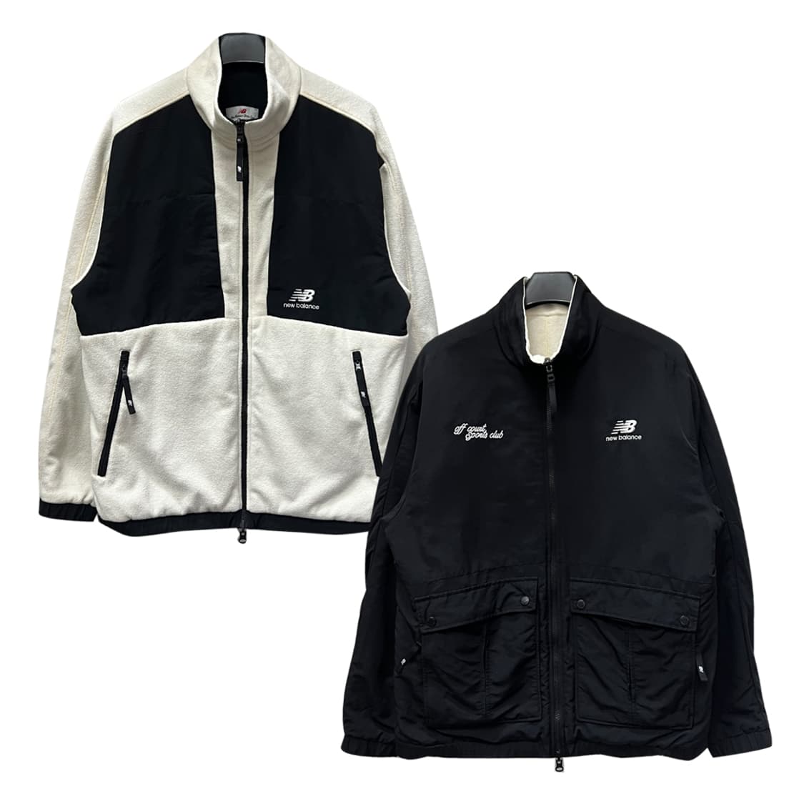 뉴발란스 리버시블 스텐넥 플리스 자켓 2XL 상품이미지1