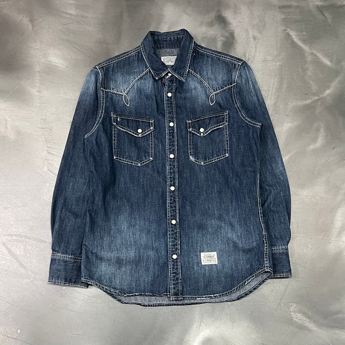  스투지앤코 웨스턴 데님 셔츠 y16091 상품이미지1