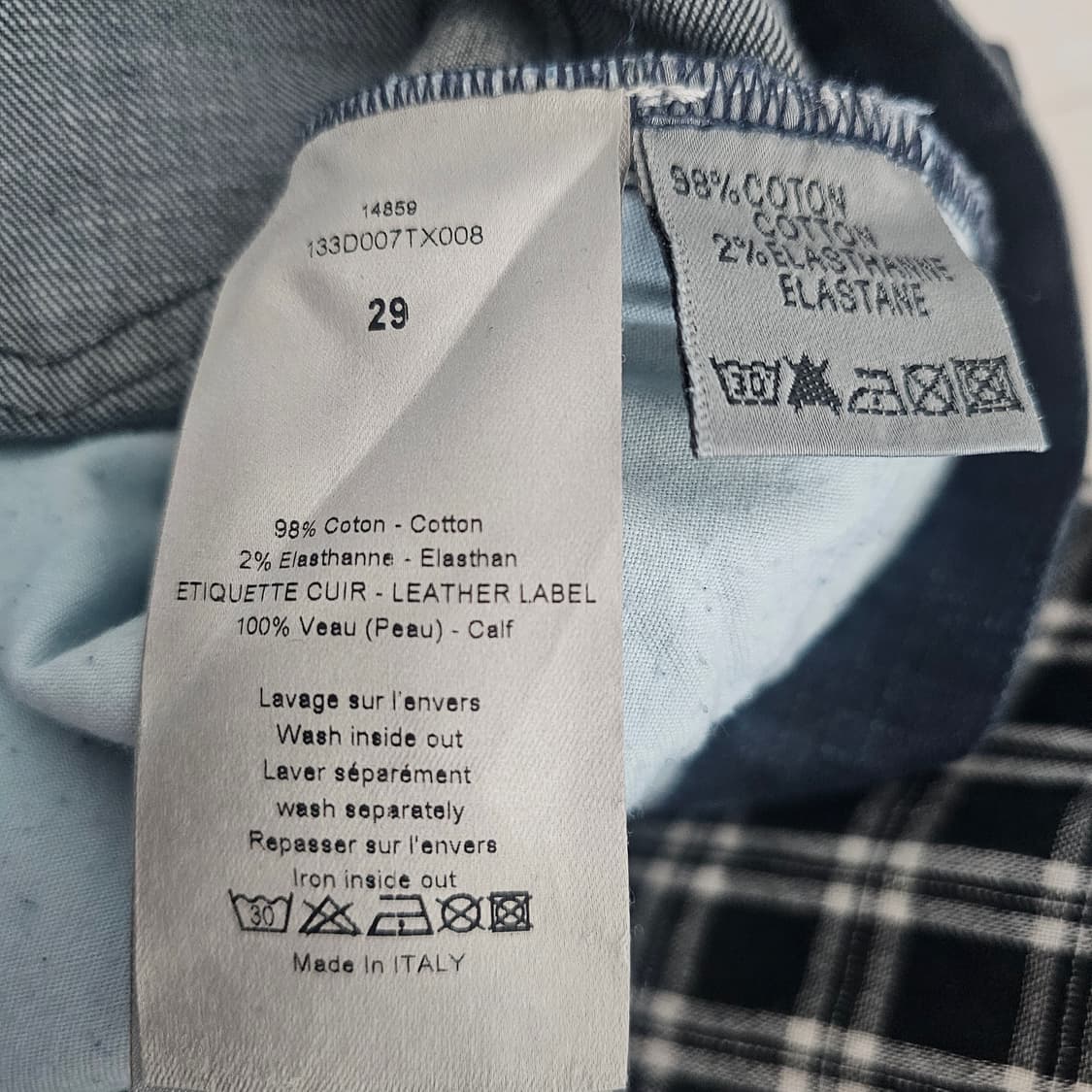 디올 옴므(Dior Homme)의 왁스 코팅진 상품이미지8