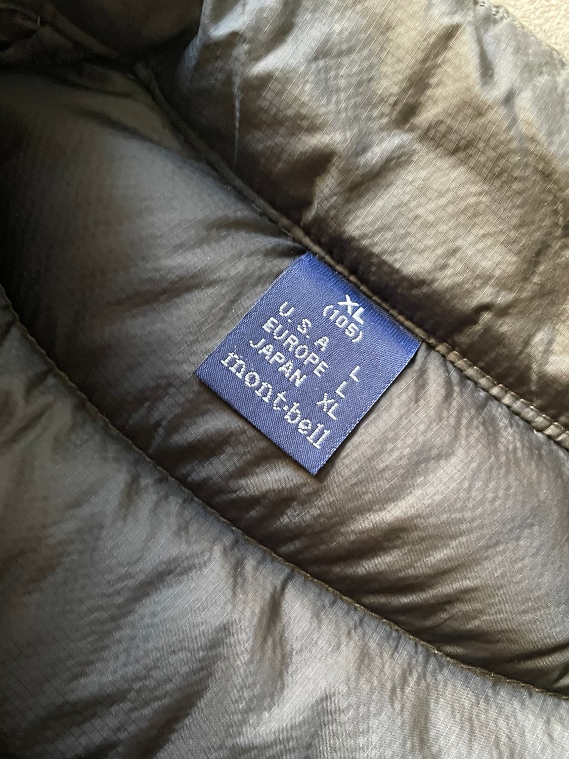  Mont-Bell Olive Light weight Down  상품이미지8