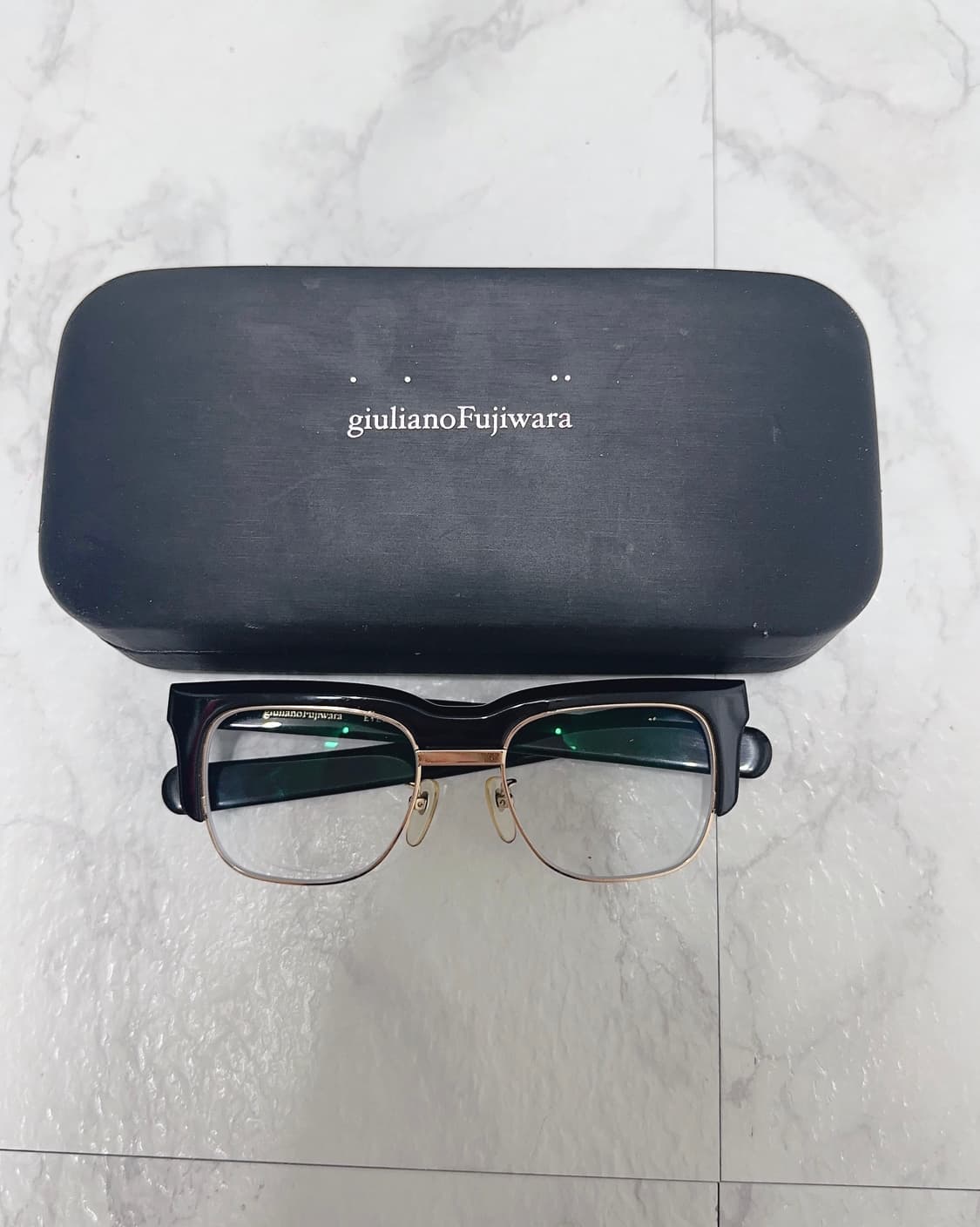 줄리아노 후지와라 하금테 안경 상품이미지3