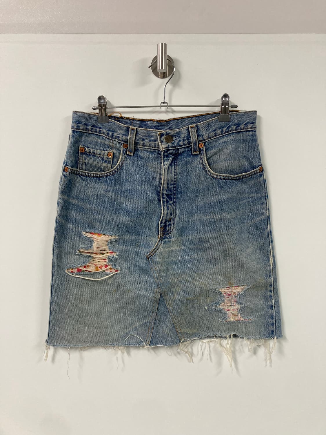 리바이스 오렌지탭 플라워 데님 스커트 상품이미지3