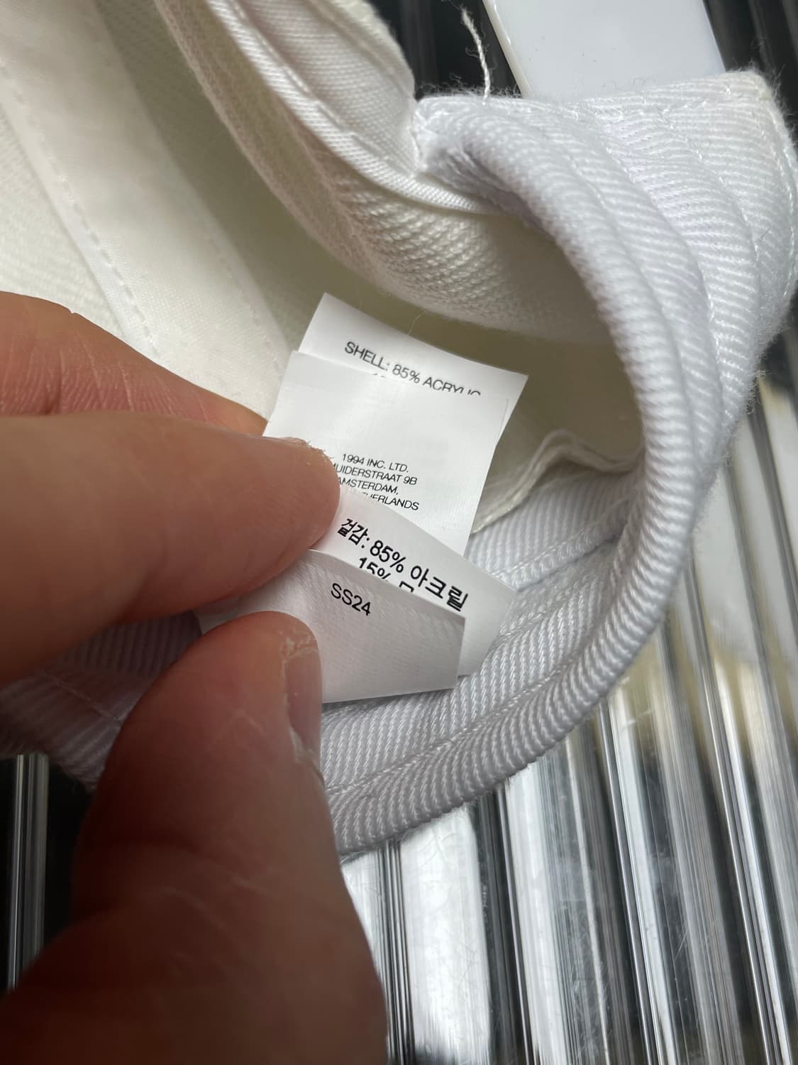  Supreme 슈프림 화이트 볼캡 24SS 상품이미지3
