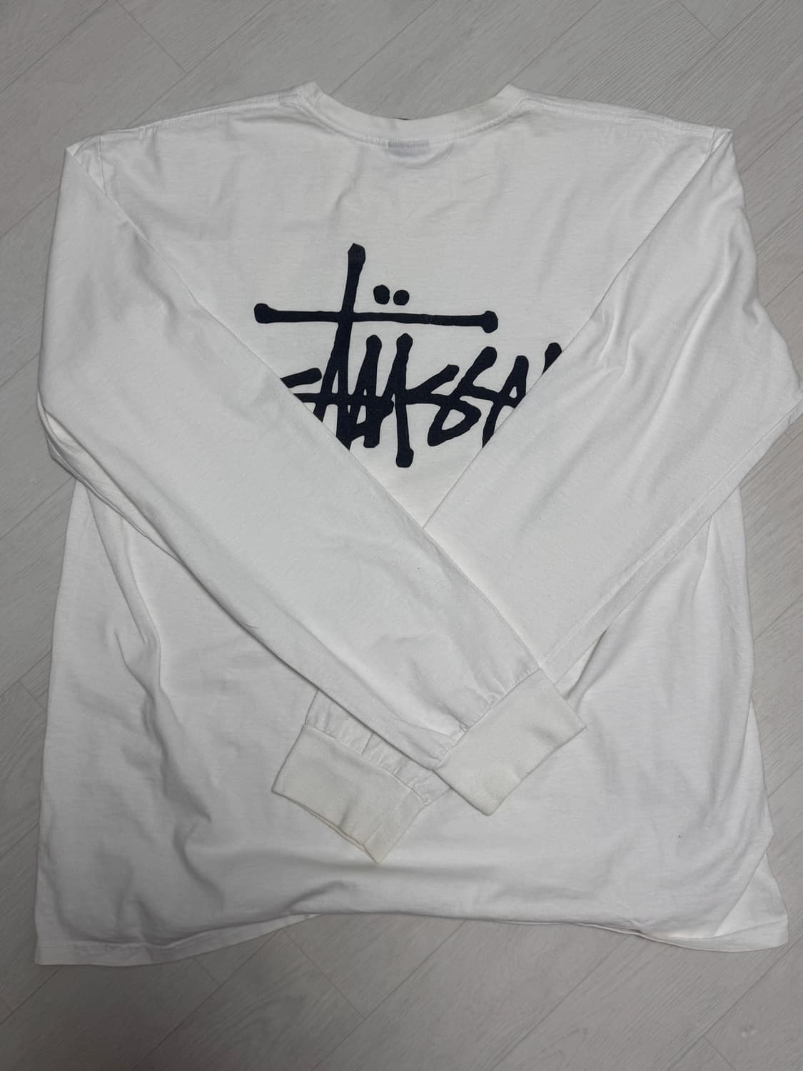 스투시 롱슬리브 화이트 xl 상품이미지2