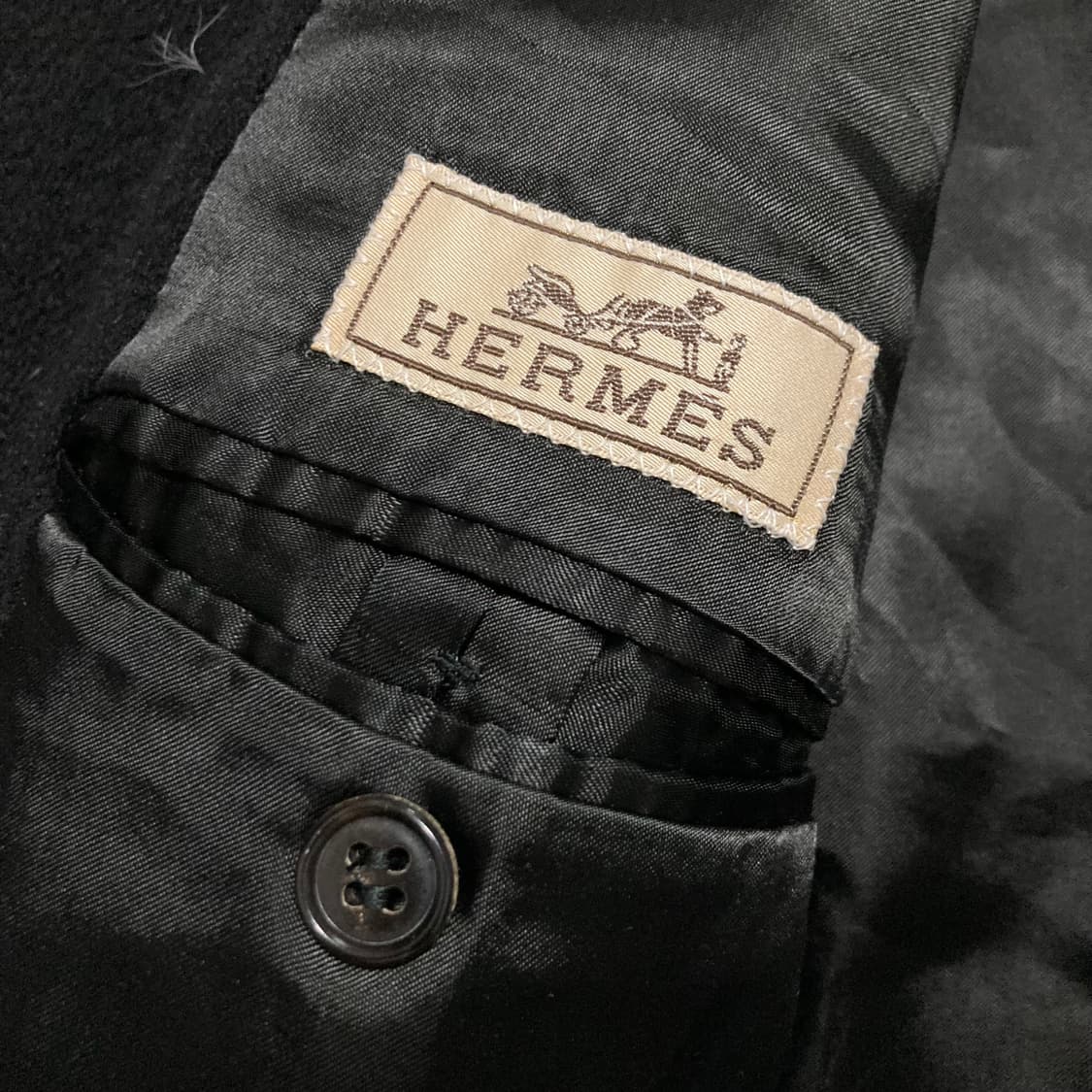 [XL] Hermes 에르메스 빈티지 캐시미어 맥코트 상품이미지4