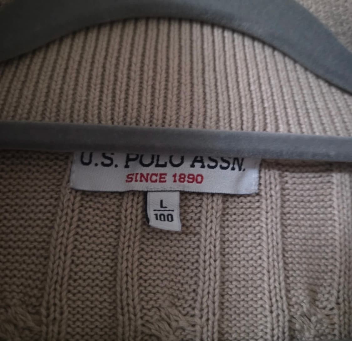 폴로 반집업 니트 상품이미지3