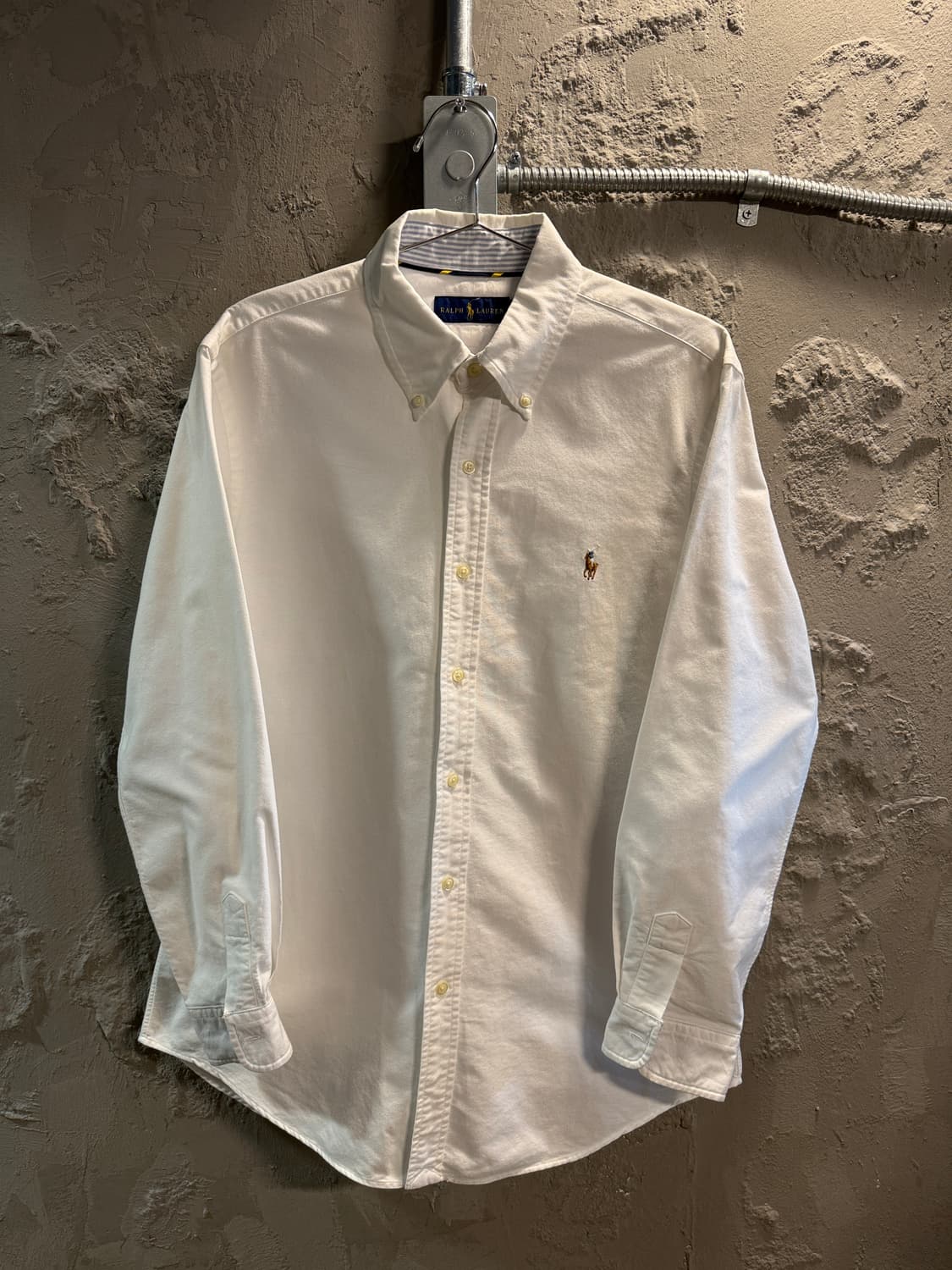 폴로 랄프로렌 옥스포드 버튼다운 셔츠 화이트 M 상품이미지1