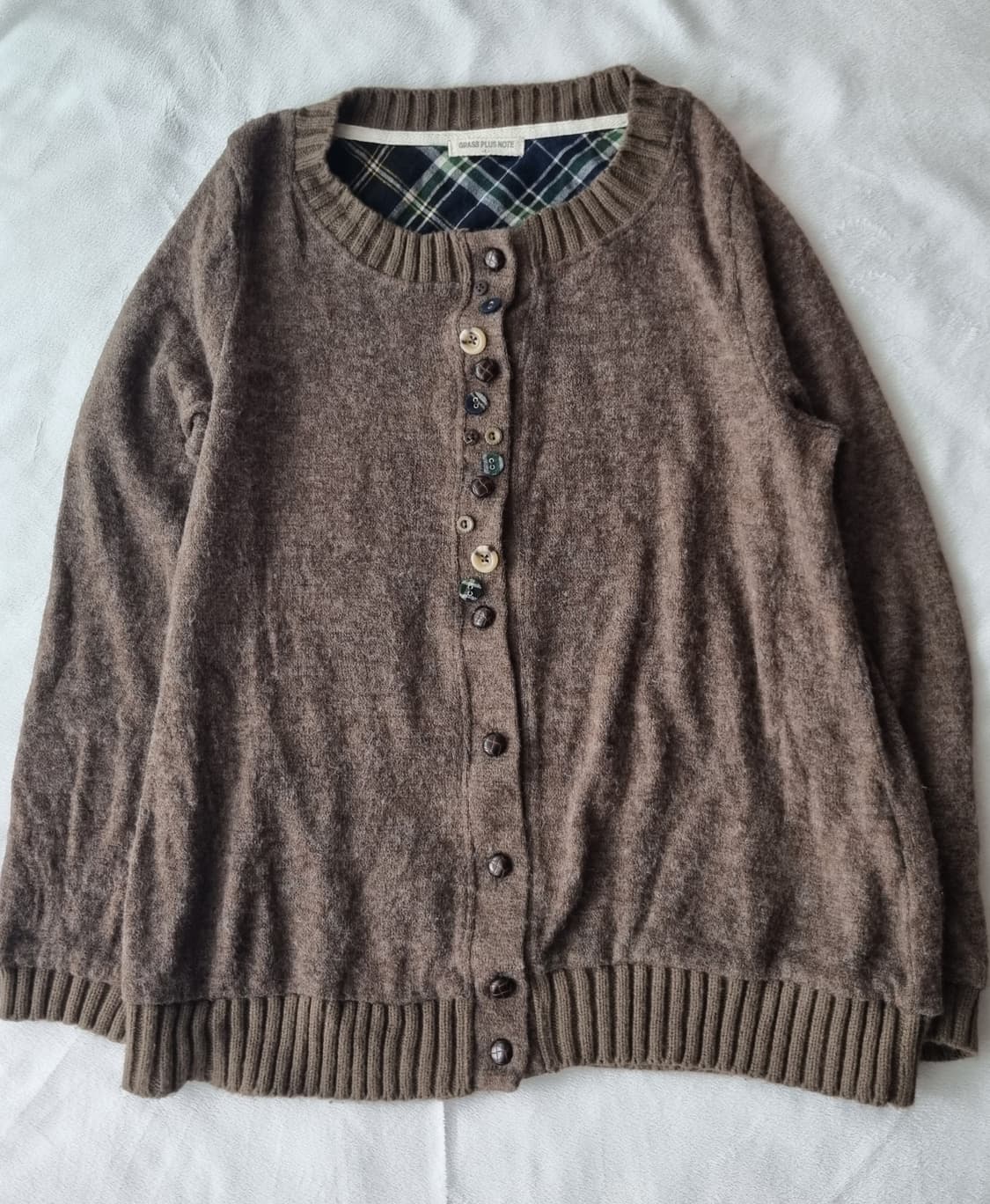 빈티지 모리걸 하구미 단추 가디건  상품이미지1