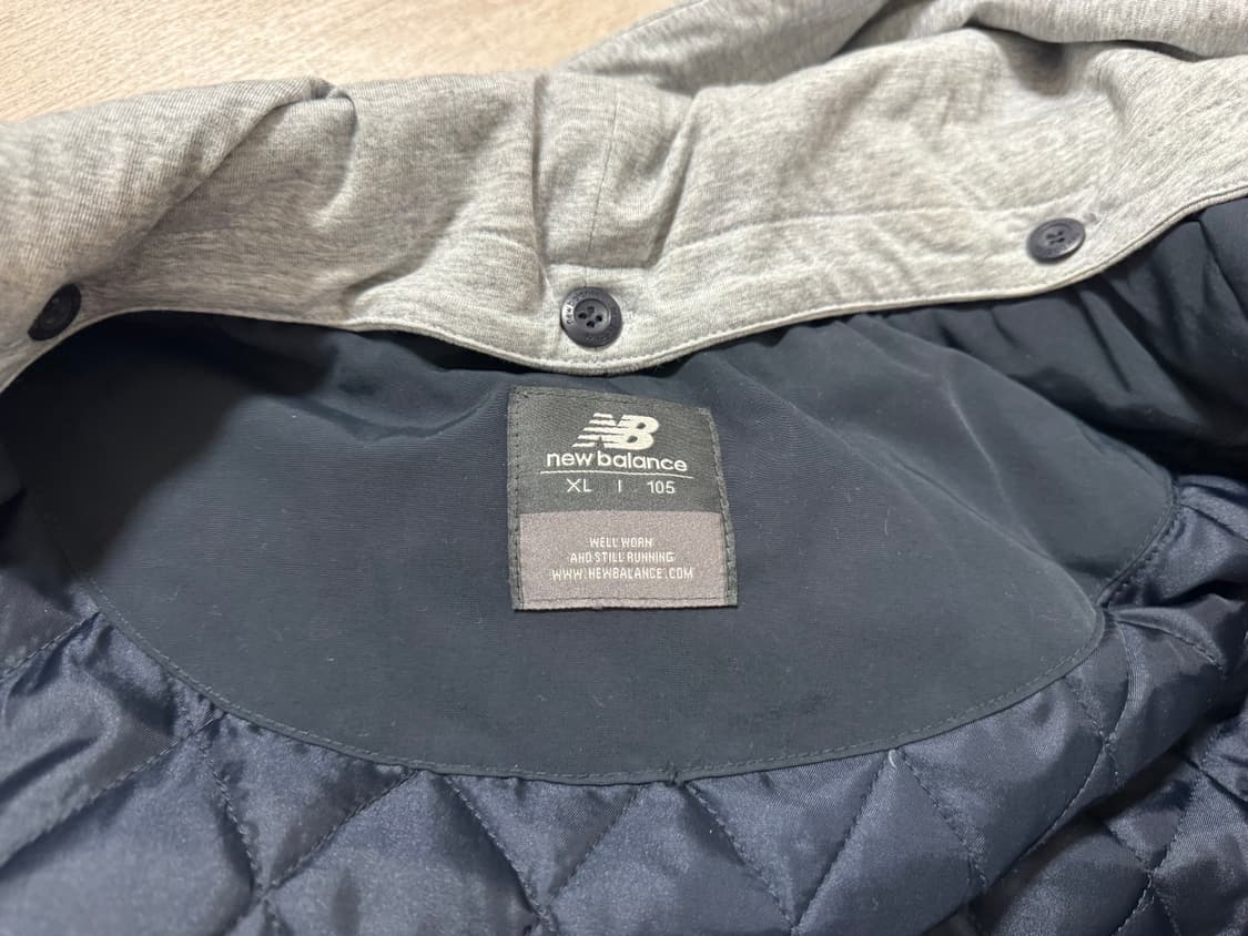 뉴발란스 바시티자켓 네이비XL(105) 상품이미지5