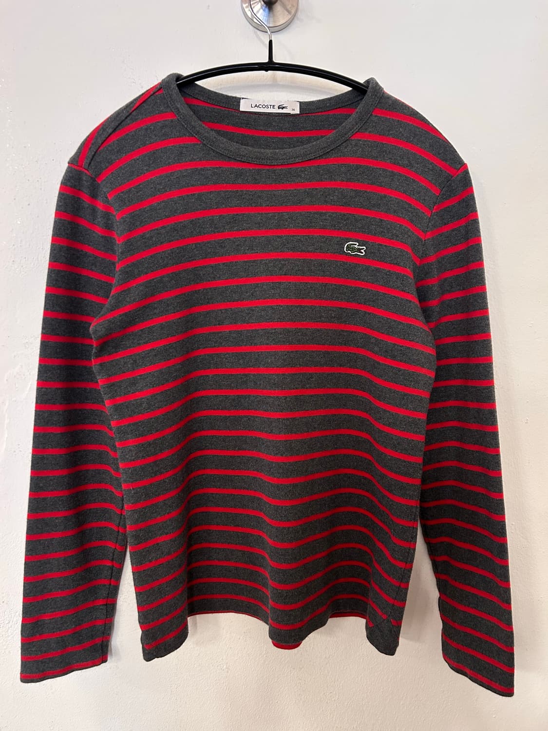 라코스테 스트라이프 티셔츠 36 (실측 여성90) 상품이미지1