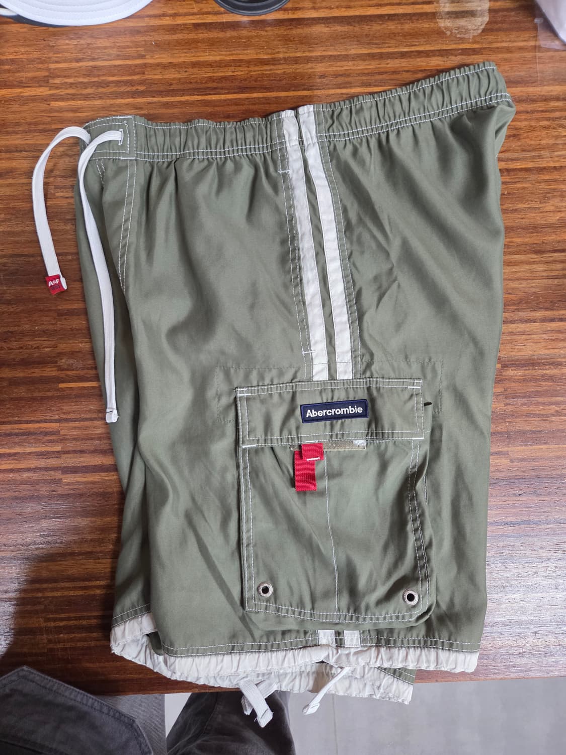 아베크롬비 빈티지 카고 트랙 반바지 대략 33 34  상품이미지7