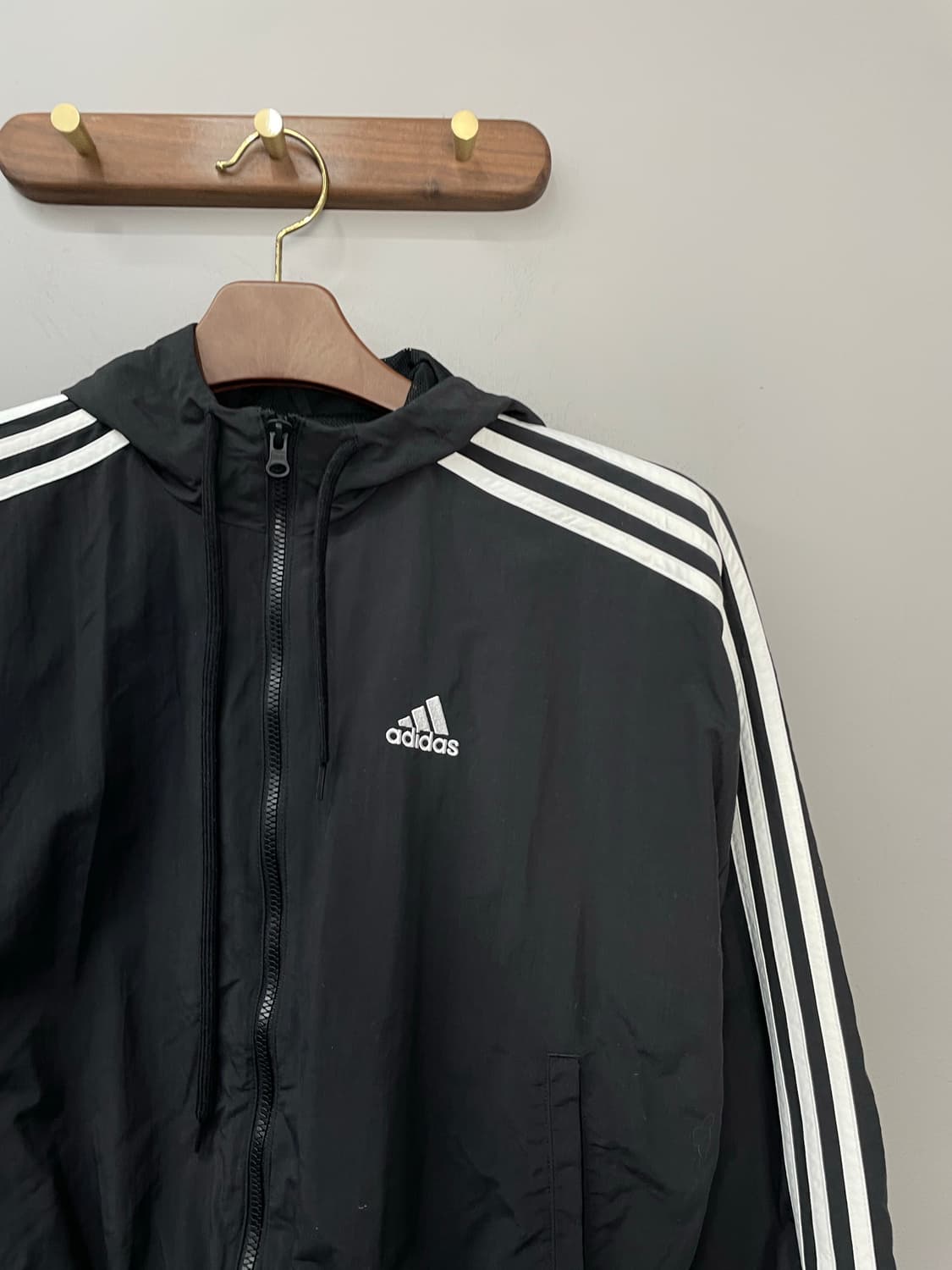 아디다스 우븐 크롭 바람막이 H1082 상품이미지3