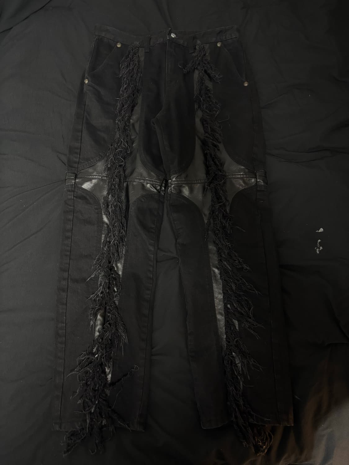 떠그클럽 모히칸 레더 데님 2사이즈 상품이미지2