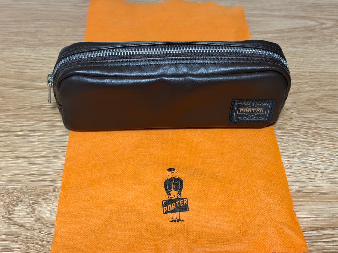 요시다포터 프리스타일 펜케이스 브라운 상품이미지1