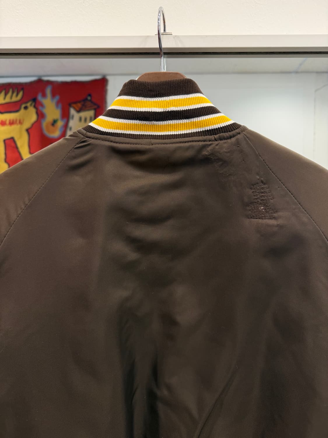 90s Butwin 빈티지 스타디움 새틴 자켓 (made in USA) 상품이미지6