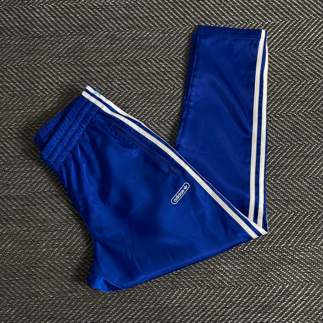아디다스 신형 스펠로고 트랙팬츠 블루y 2843 상품이미지1