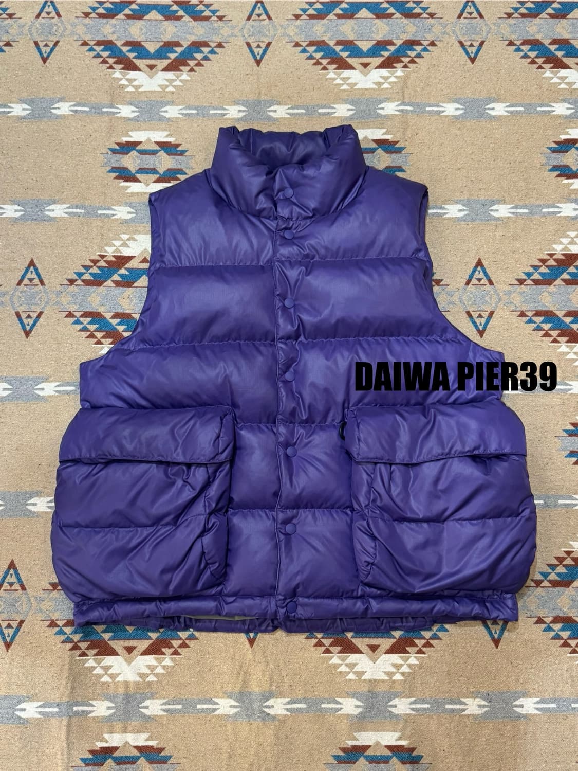 [M][100] 다이와피어39 테크 백패커 다운 베스트 퍼플 상품이미지1