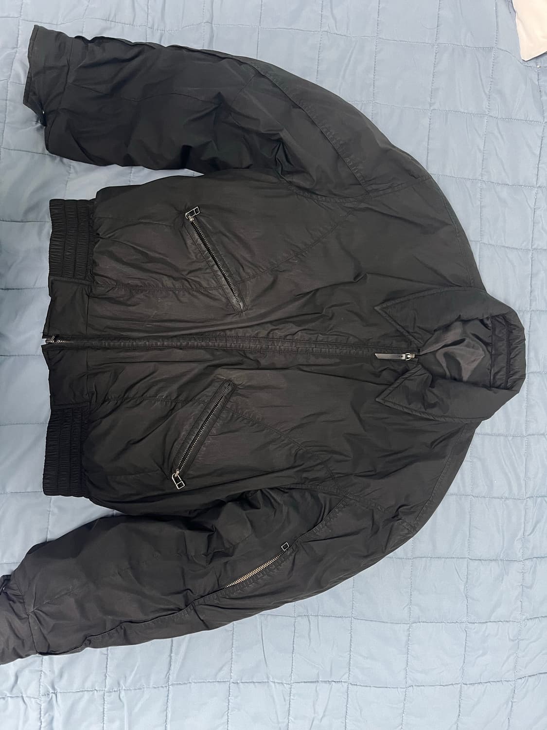 쿠어 COOR 퍼프 플라이트 MA-1 블랙 상품이미지2