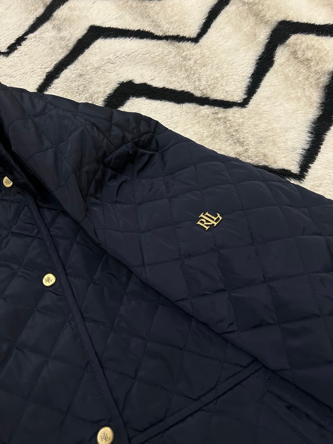 [L]로렌 랄프로렌 퀄티드 자켓/네이비 상품이미지1