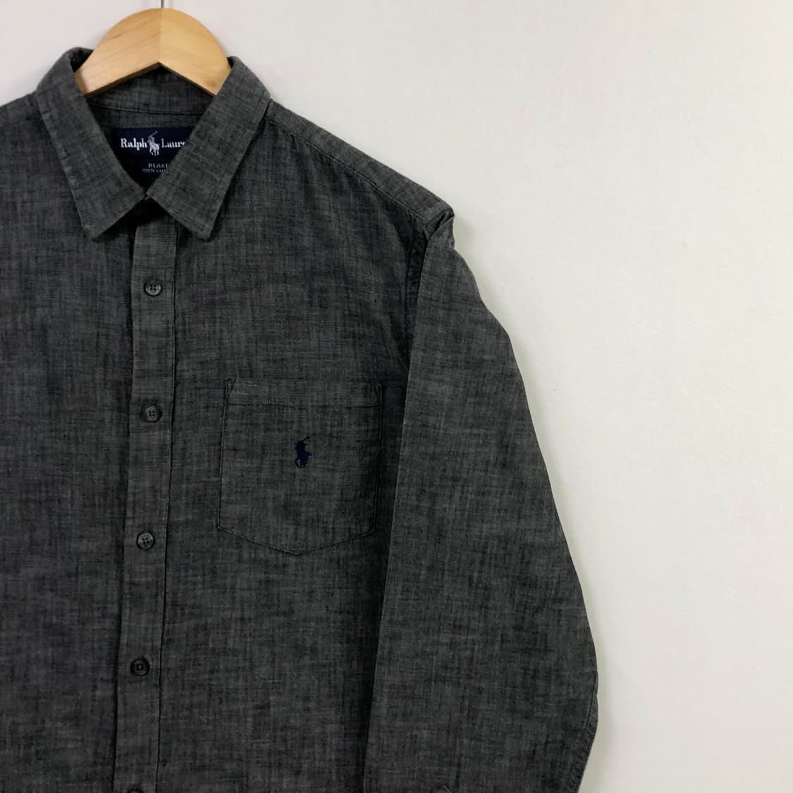 L 폴로 데님 셔츠 상품이미지1