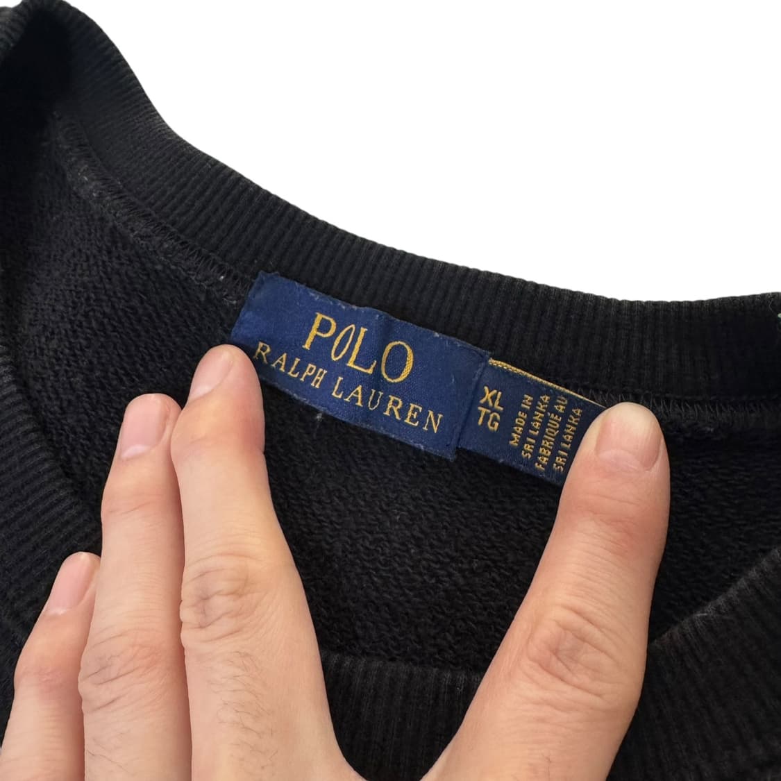 신형 폴로 랄프로렌 블랙 맨투맨 상품이미지3