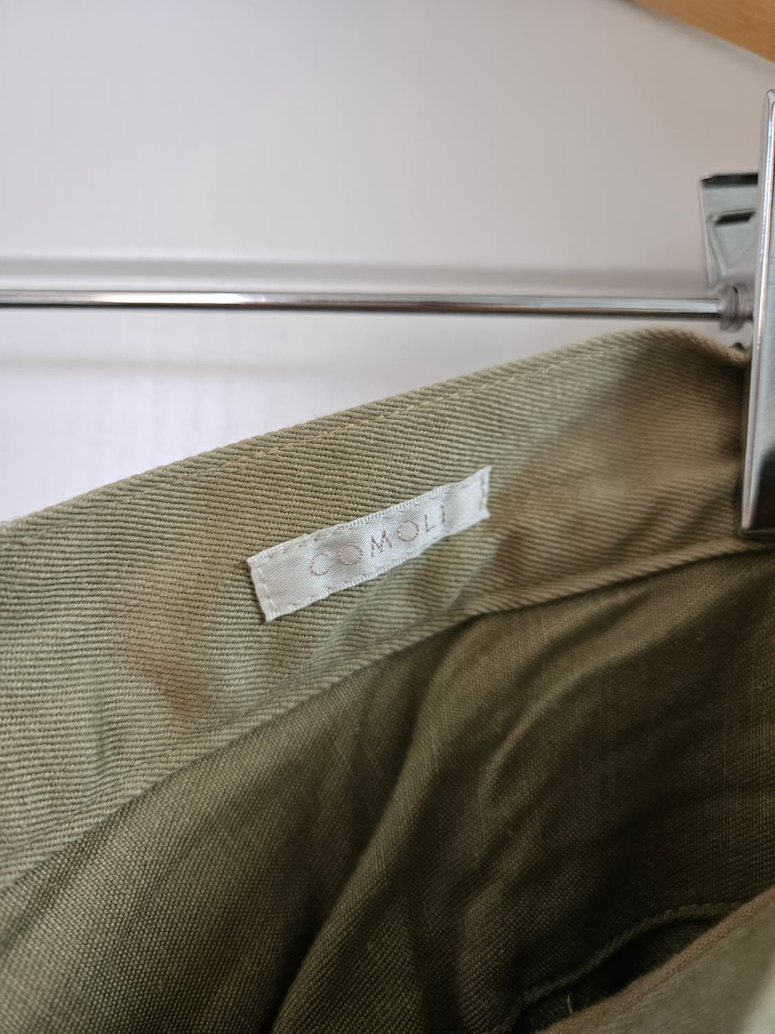 (2) 코모리 22SS 코튼 치노 오버 팬츠 상품이미지7