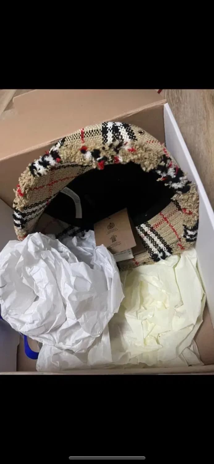 버버리 체크 부클레 버킷햇 정품 (새상품) 상품이미지2