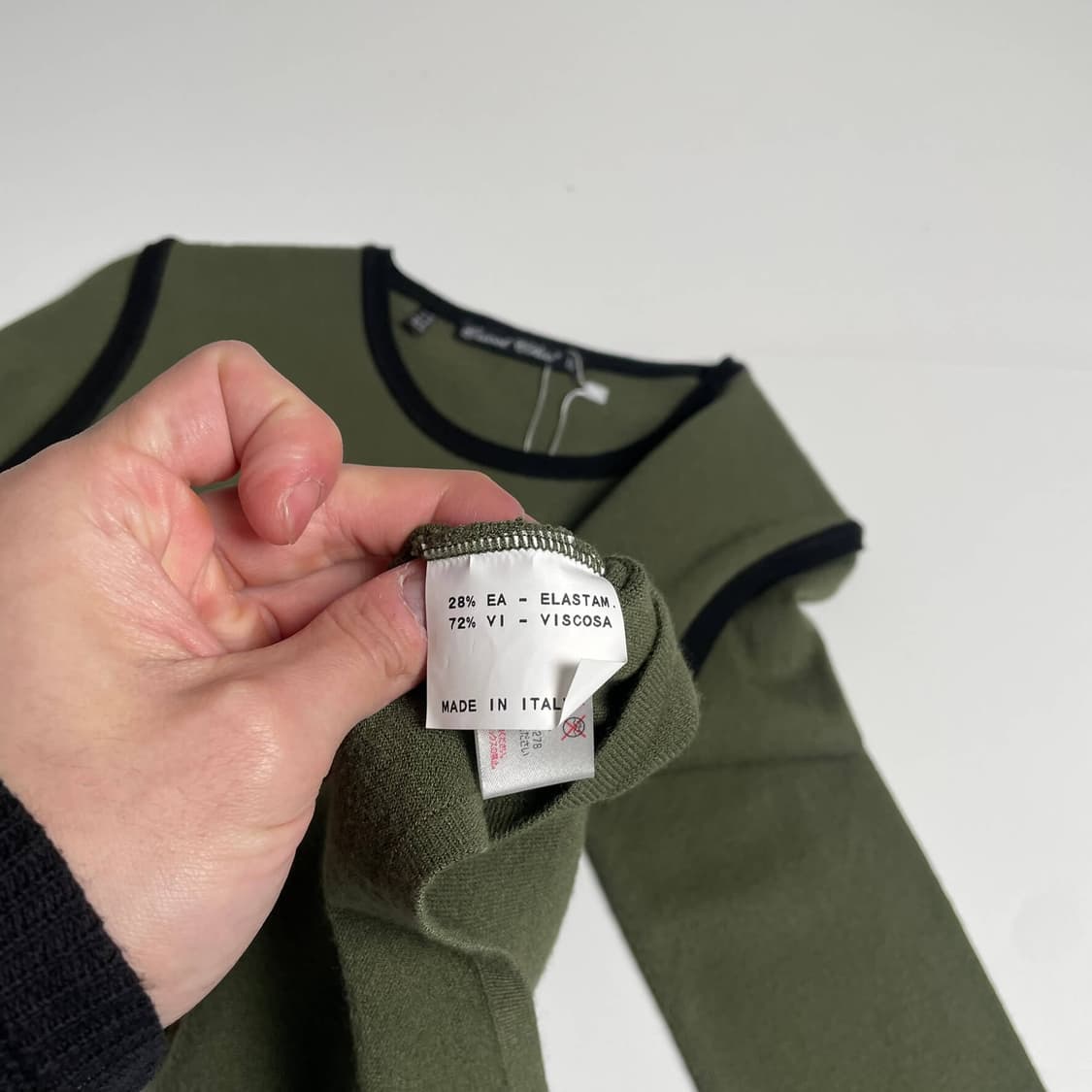 Tricot chic 퍼&아가일 니트 (italy)   상품이미지7