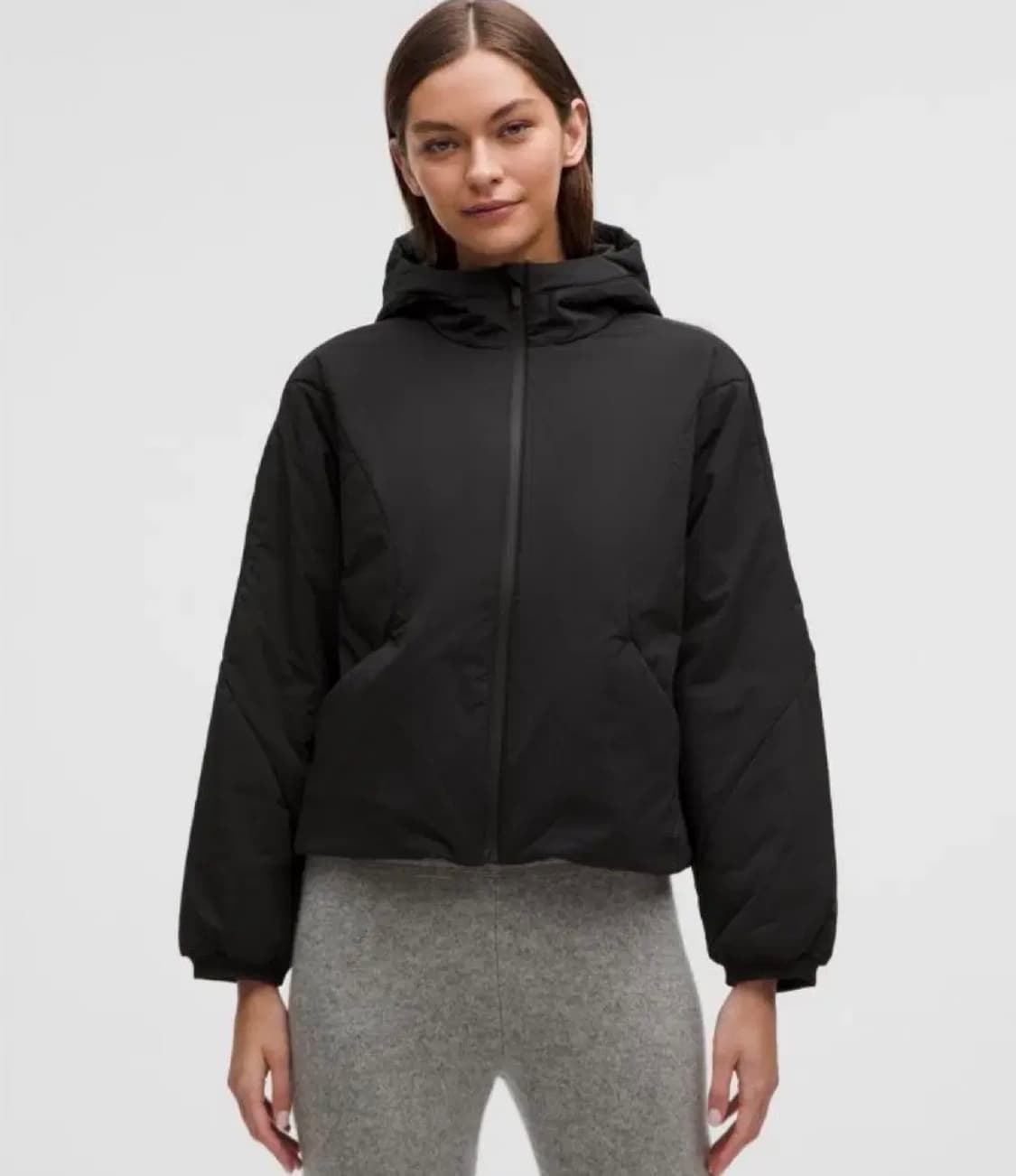 룰루레몬 워터 리지스턴트 인설레이티드 후드 재킷 상품이미지1