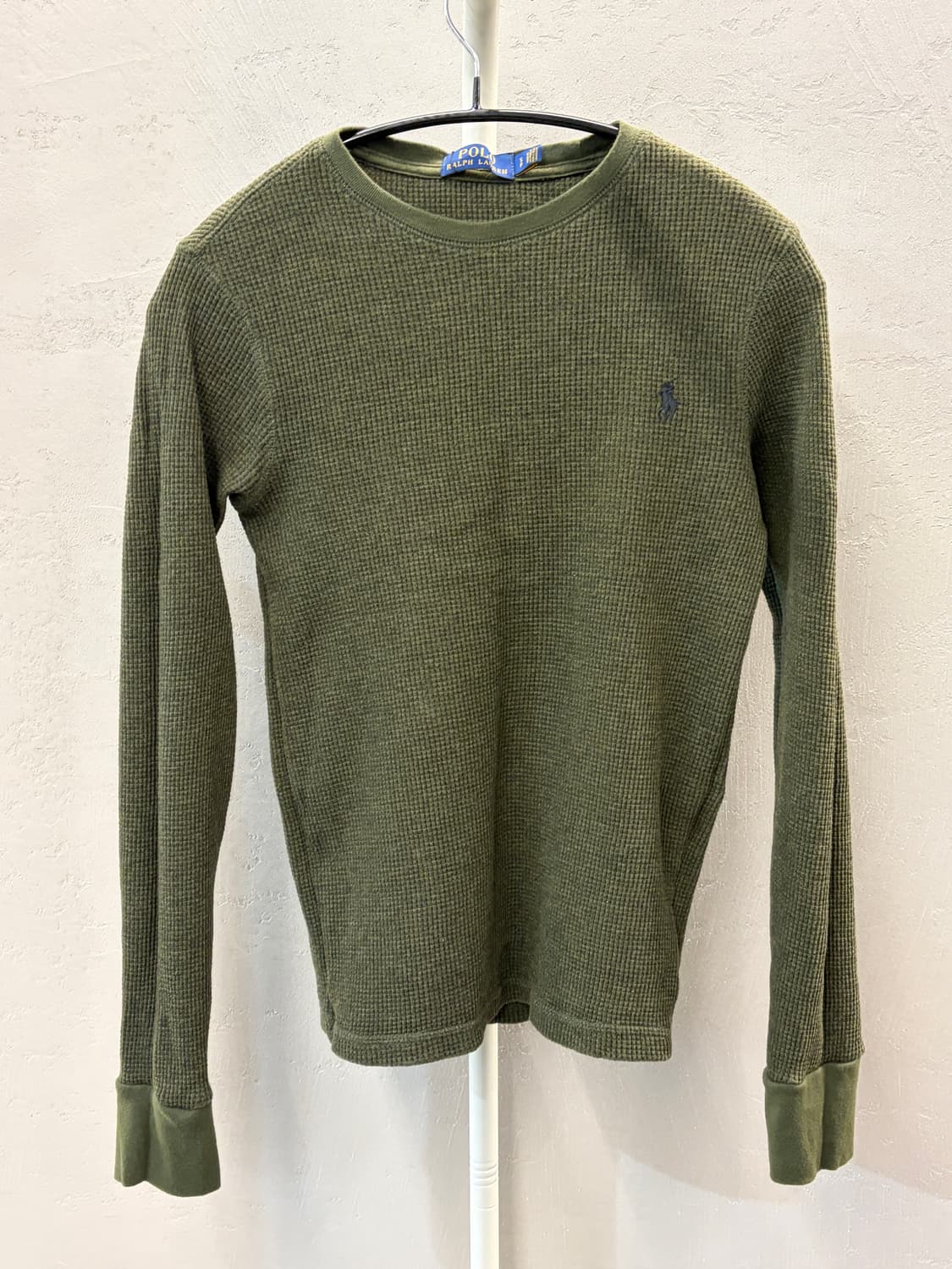 폴로 랄프로렌 와플 니트 카키 S 상품이미지2