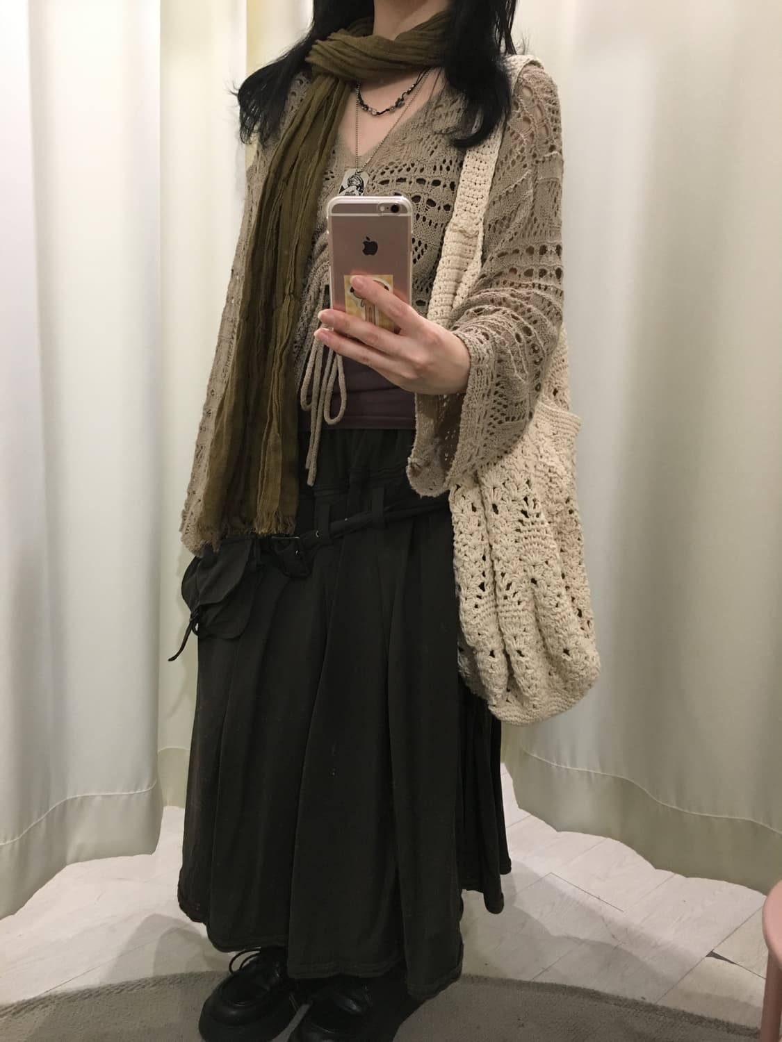 Crochet drawstring knit 상품이미지3