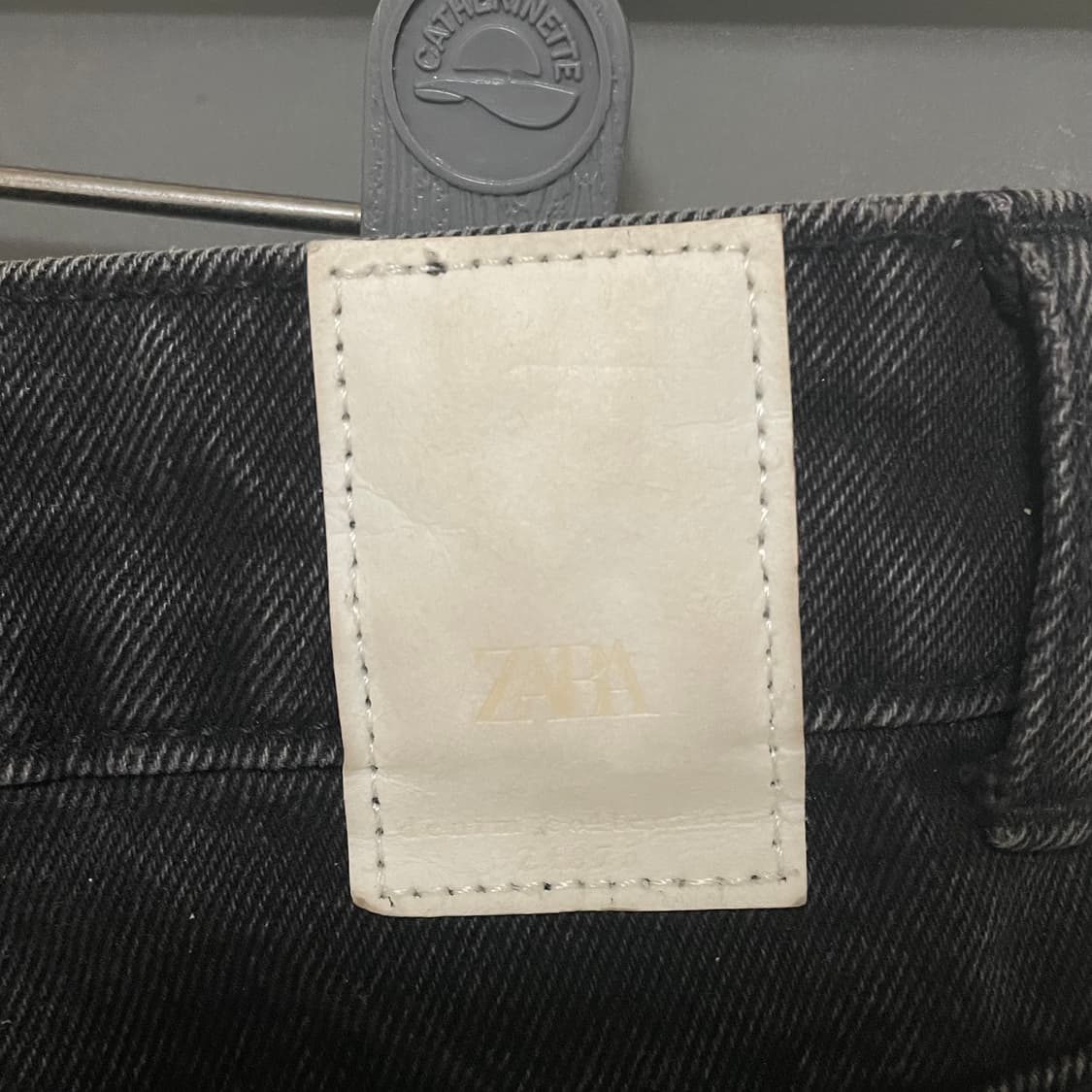 자라 여성 블랙 데님 팬츠 사이즈 36 상품이미지5