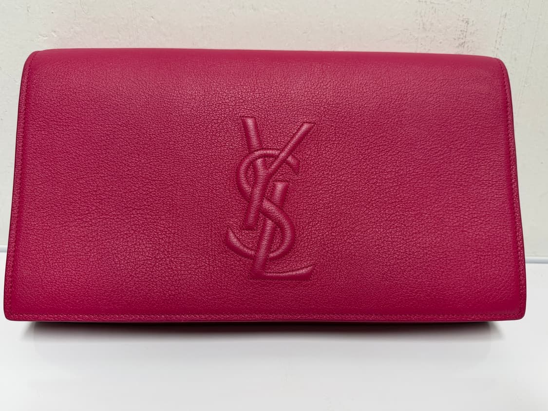 [정품] 입생로랑 핫핑크 클러치 상품이미지1