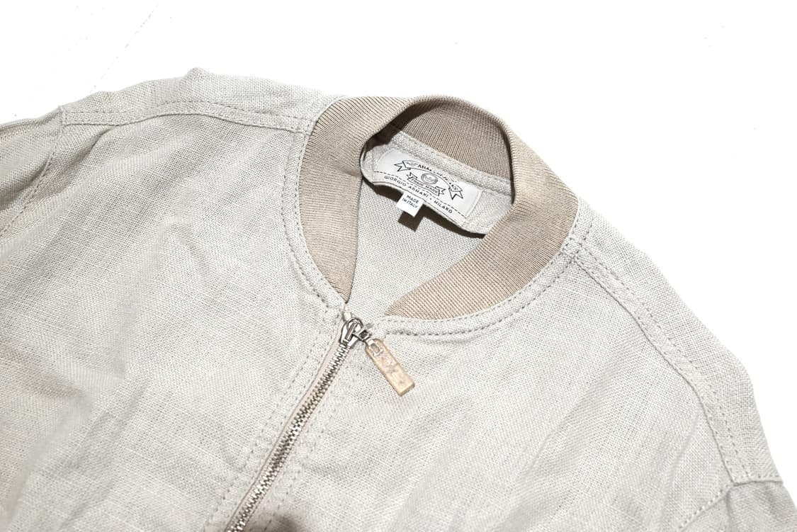 Armani jeans 90s linen bomber 상품이미지3