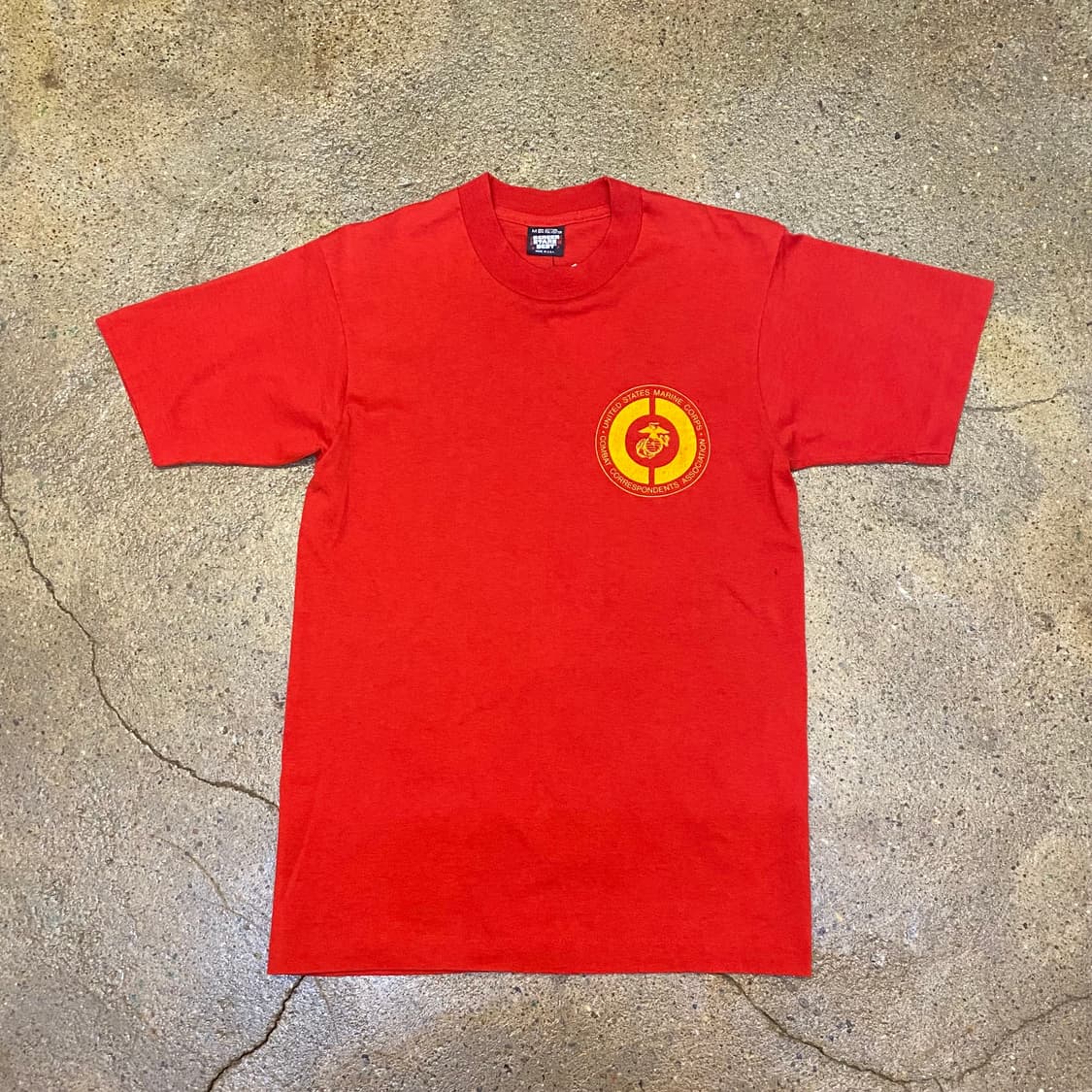 미국 빈티지 미군해병 MARINE 마린 티셔츠 반팔티 싱글스티치 상품이미지1