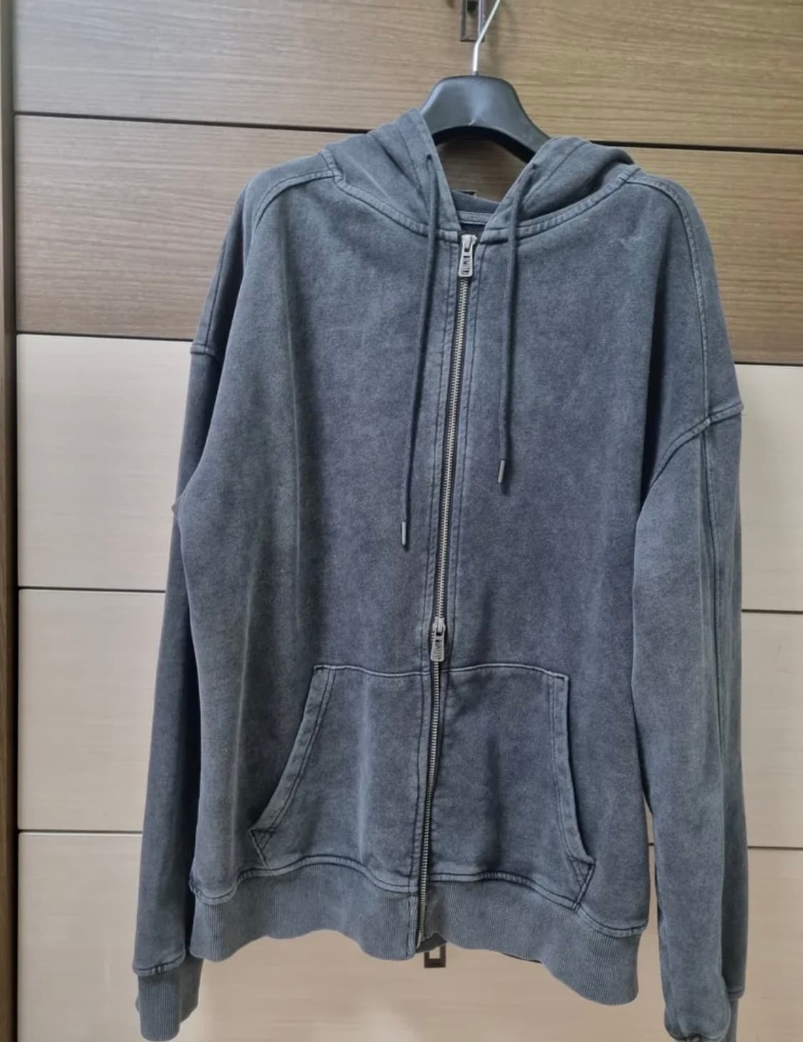 (새상품,무료배송) 디미트리블랙 피그먼트 후드집업 상품이미지1