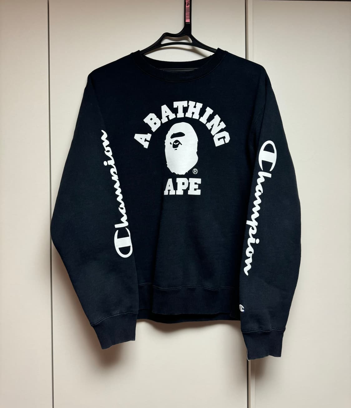 Bape X Champion 콜라보 맨투맨 상품이미지2