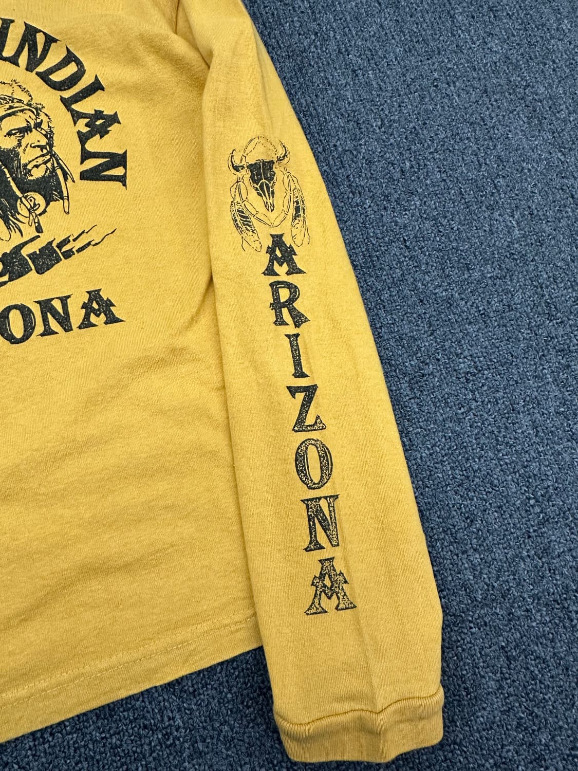 36)반스 아웃피터스 빈티지 그래픽 옐로우 롱슬리브 상품이미지5