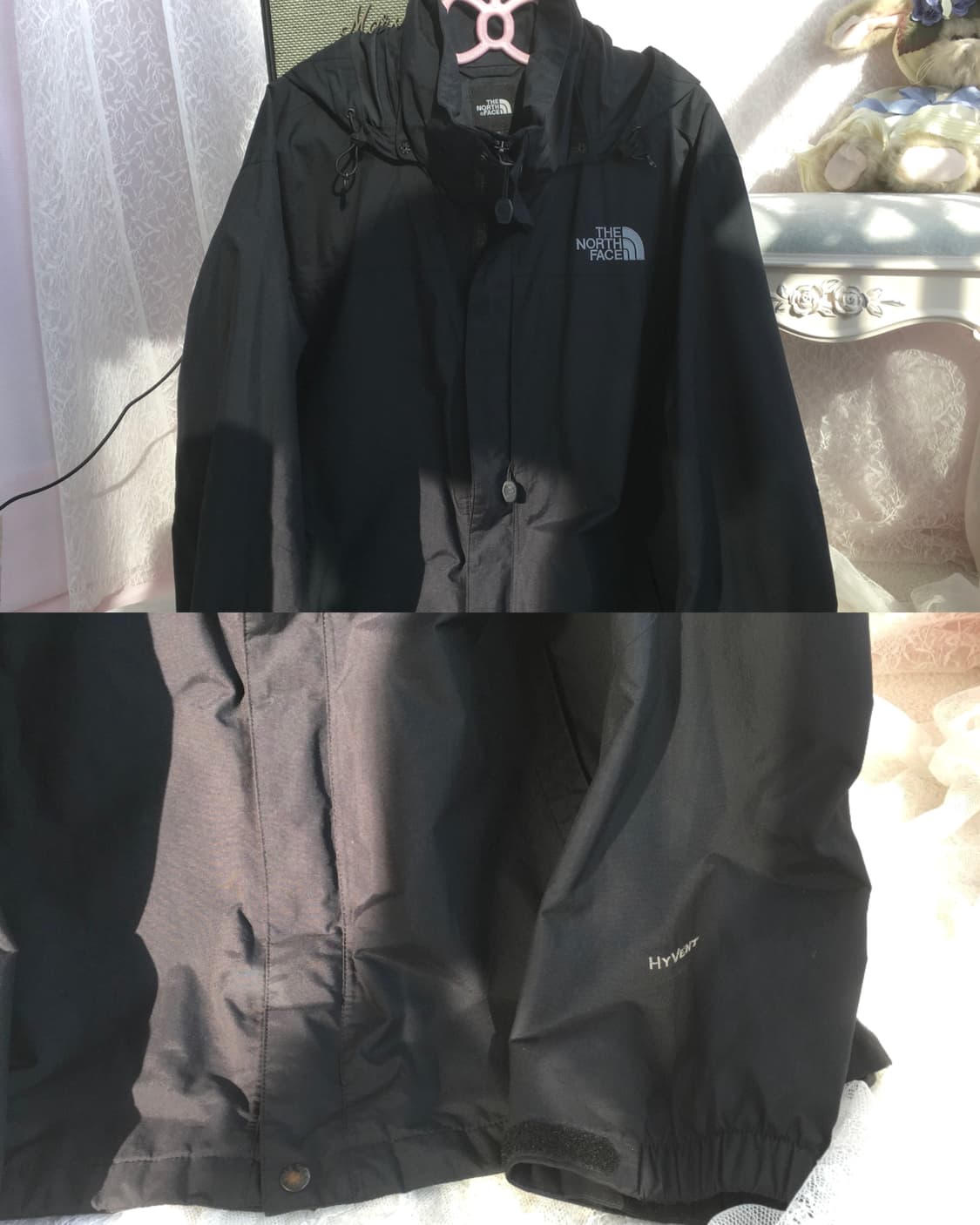 North face black hyvent windbreaker 상품이미지3