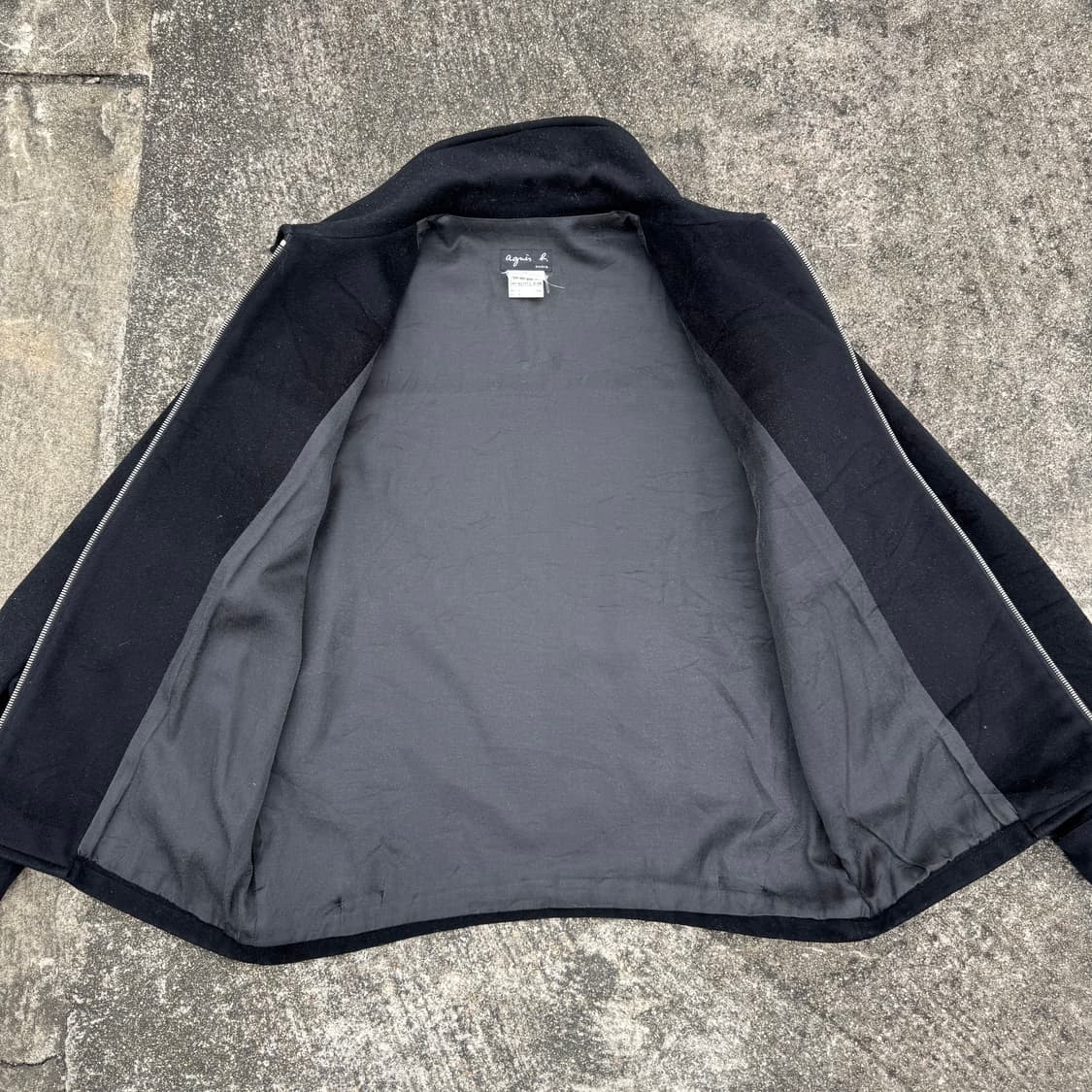 [L] Agnes B 아네스베 캐시미어혼방 울 자켓 상품이미지2